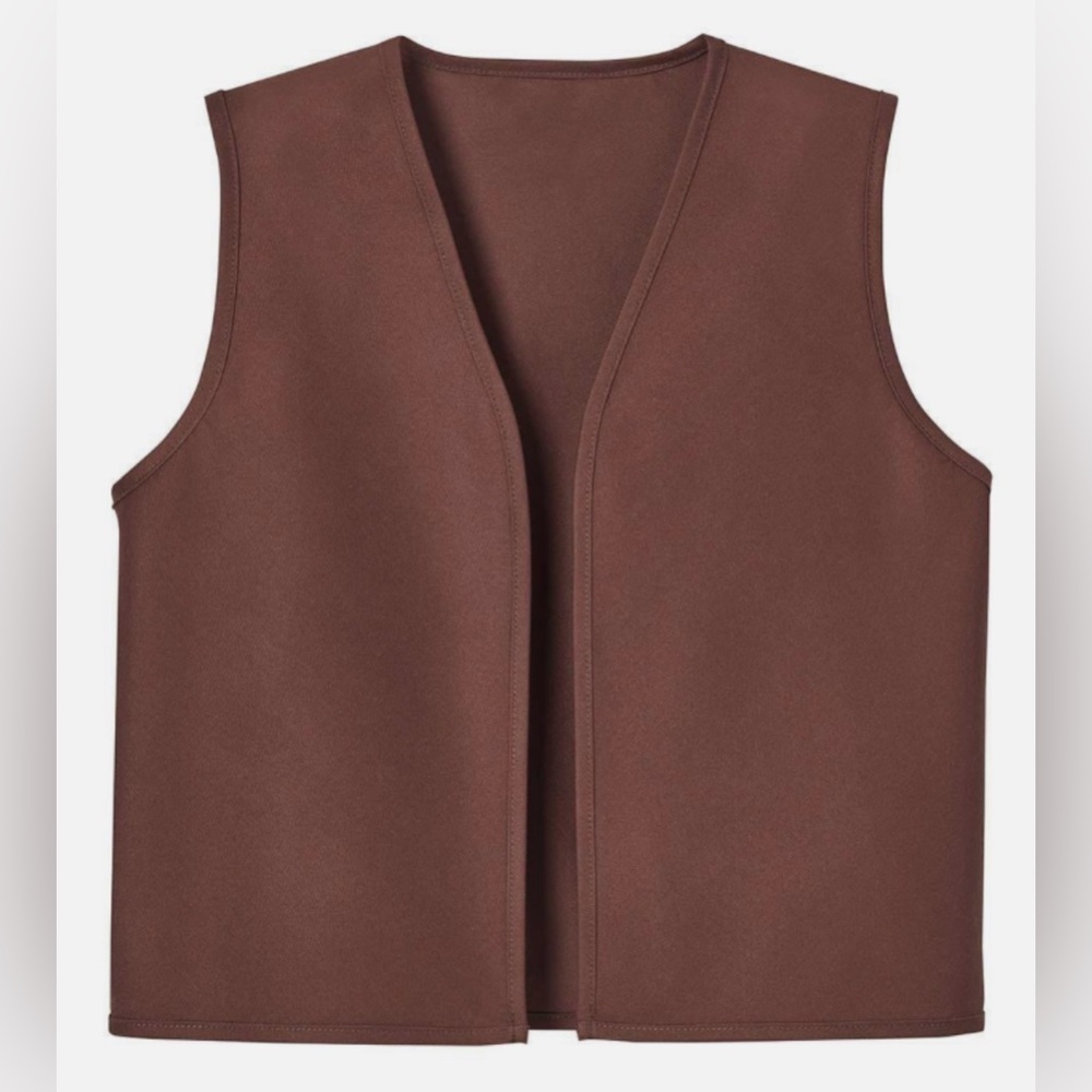 Girl Scouts official Brownie vest, Size: Medium 10-12